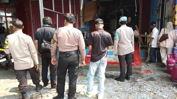 Ledakan Gas LPG 12 Kg Hancurkan Lapak Laundry di Malang, Empat Karyawan Jadi Korban